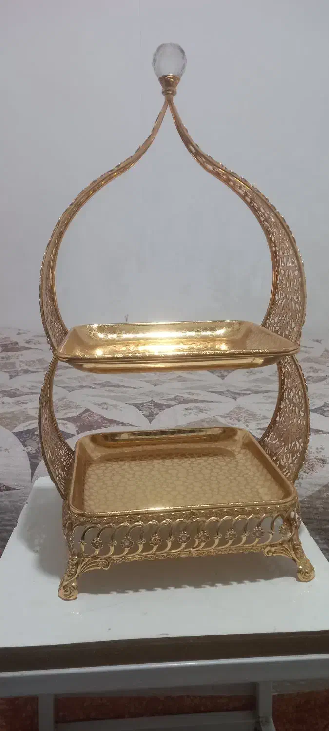 شیرینی خوری طلایی رتگ ۱۰۰دصد ثابت|ظروف سرو و پذیرایی|قم, آذر (نکویی)|دیوار