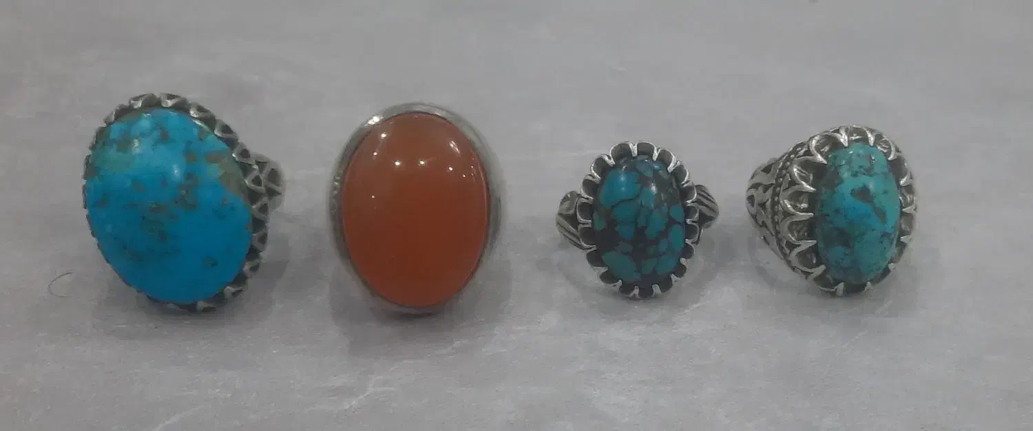 تعداد انگشتر فیروزه و عقیق|جواهرات|تهران, افسریه جنوبی|دیوار