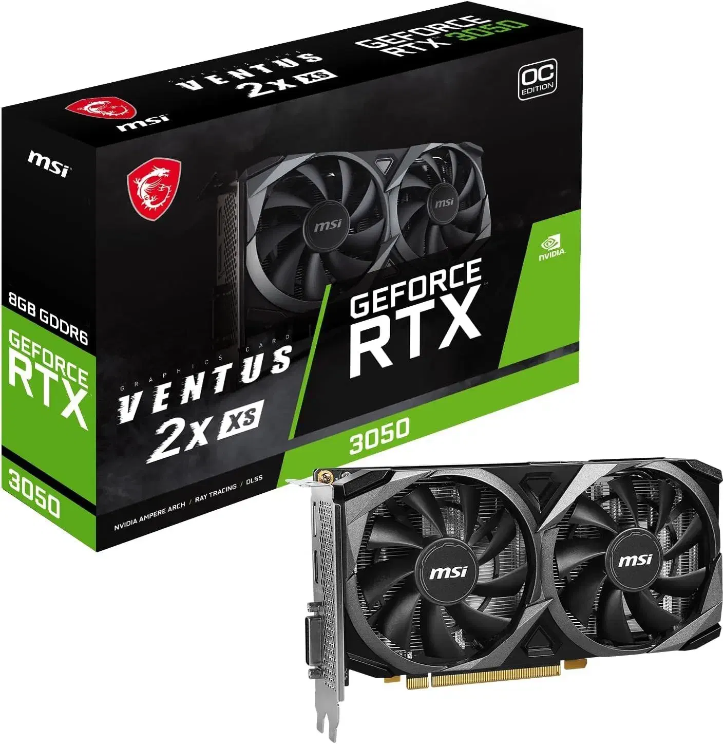 کارت گرافیک msi rtx 3050 ventus 2x 8g oc|قطعات و لوازم جانبی رایانه|بروجن, |دیوار