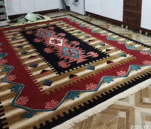 گلیم فرش 6 متری|گلیم، جاجیم، گبه|لردگان, |دیوار