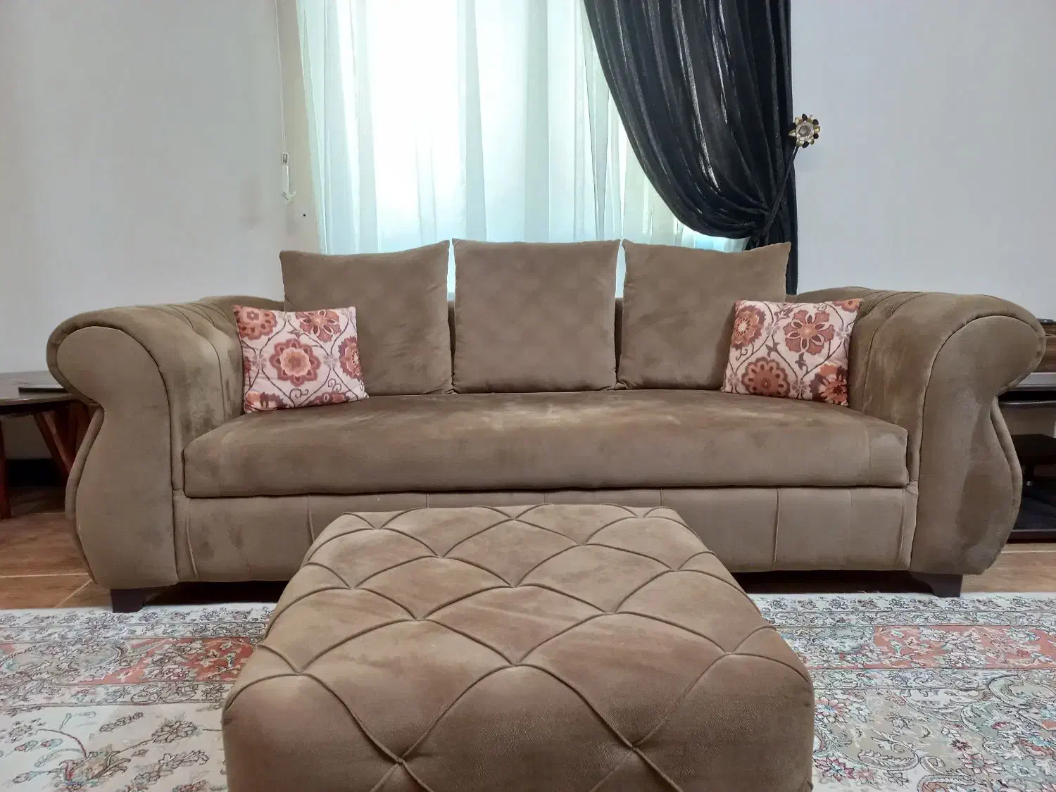 مبل ۱۰ نفره کاملا سالم|مبلمان خانگی و میز عسلی|لنگرود, |دیوار