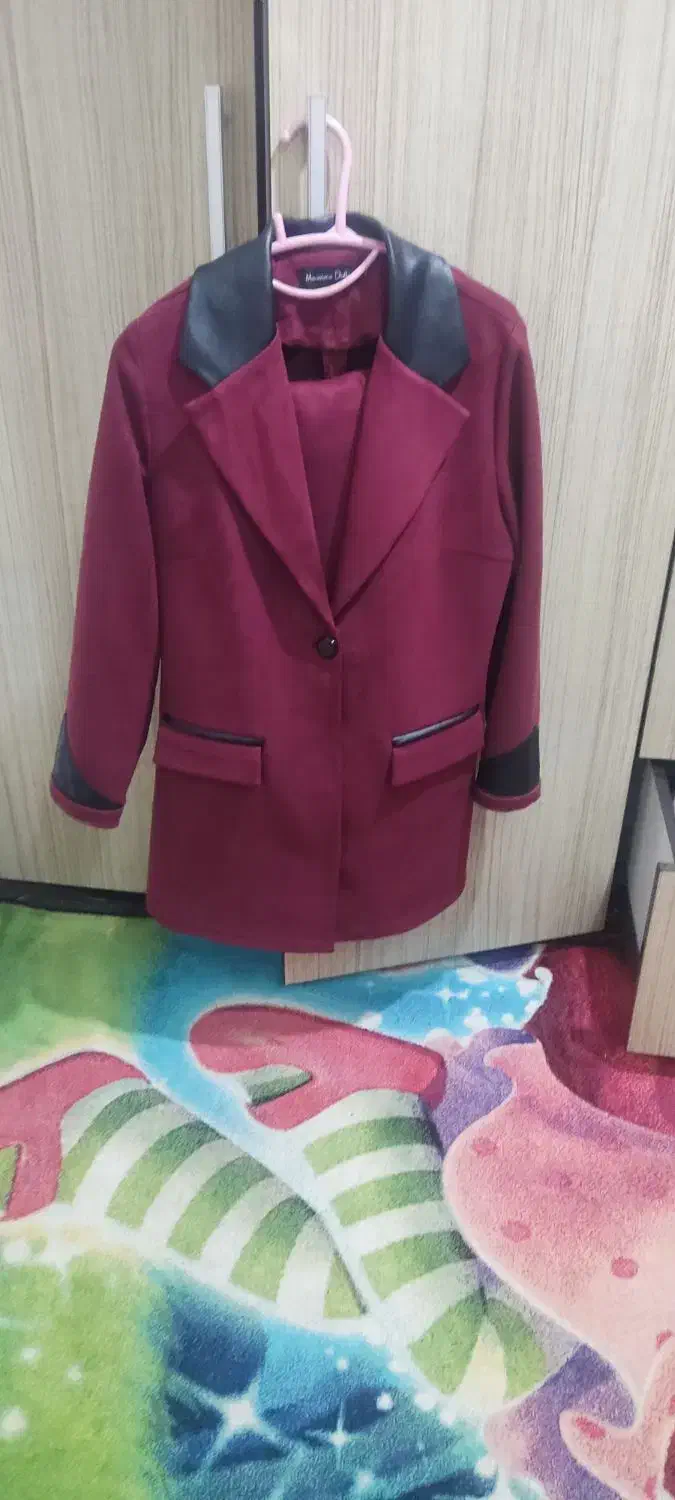 کت و شلوار سوویت زرشکی سایز ۴۲|لباس|دزفول, |دیوار