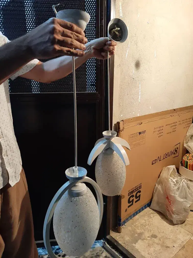 دو عدد لوستر سقفی|لوستر و چراغ آویز|تهران, باشگاه نفت|دیوار