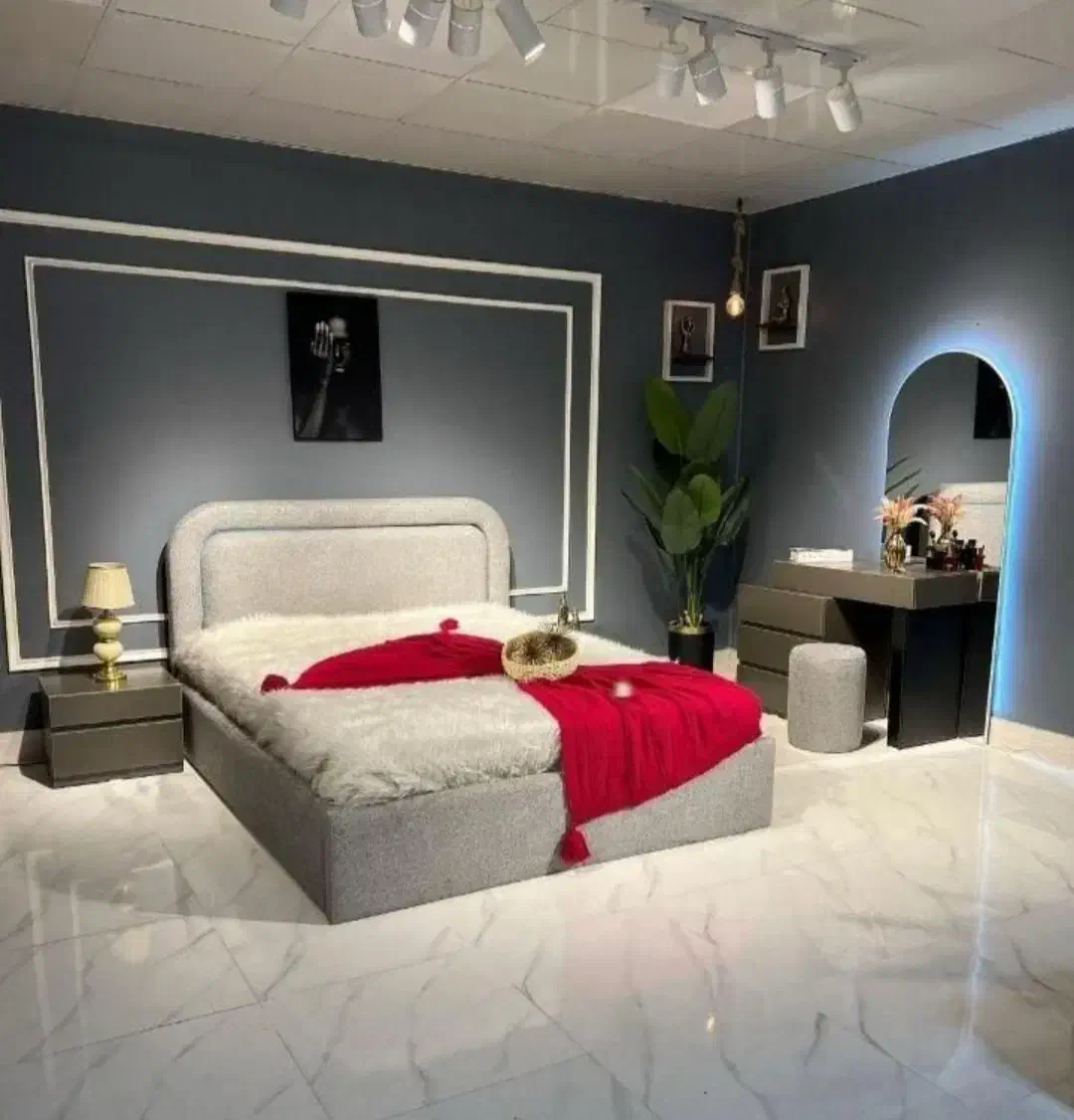 سرویس خواب تخت جدید لنا|تخت و سرویس خواب|مشهد, گرجی علیا|دیوار