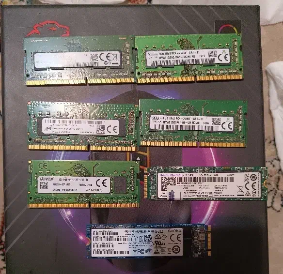 رم لپتاپ DDR4 هارد m.2 رم هشت گیگ نوت بوک|قطعات و لوازم جانبی رایانه|قم, پردیسان|دیوار