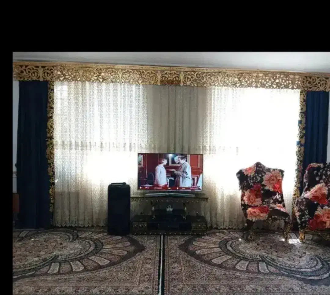 حریر پرده قیطون دوزی|پرده، رانر، رومیزی|دهلران, |دیوار