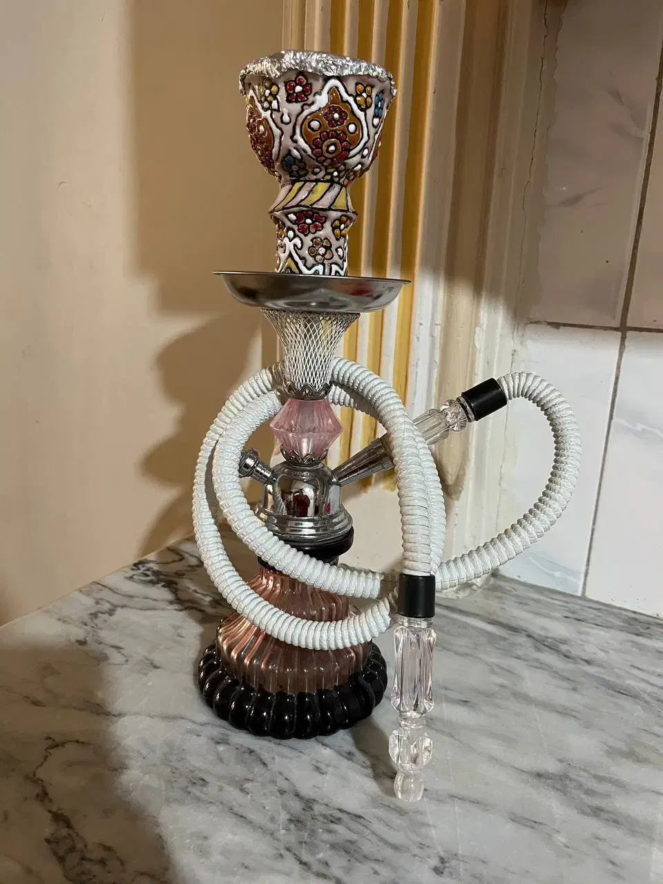 قلیون تنه برنجی تمیز درحدنو|زیورآلات و اکسسوری|اسلام‌شهر, شهرک مهدیه|دیوار