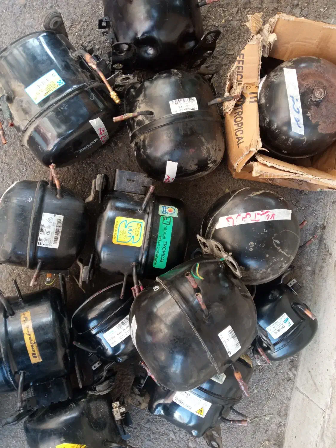 خرید و فروش موتور یخچال سوخته سالم|یخچال و فریزر|تهران, کیانشهر|دیوار