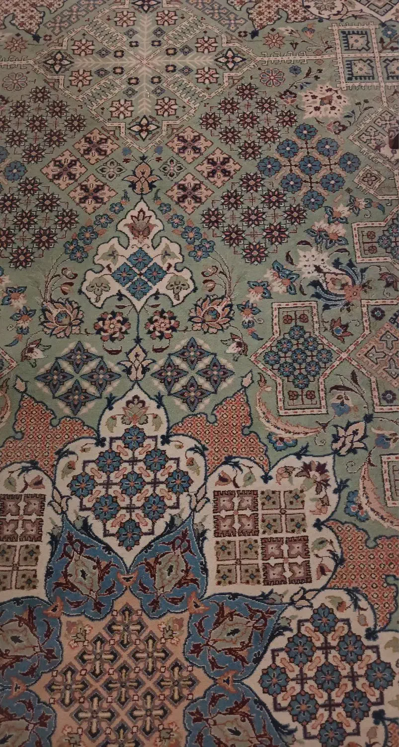 فرش دست باف ۲۴ متری ۶ در ۴ انتیک|فرش|یزد, |دیوار