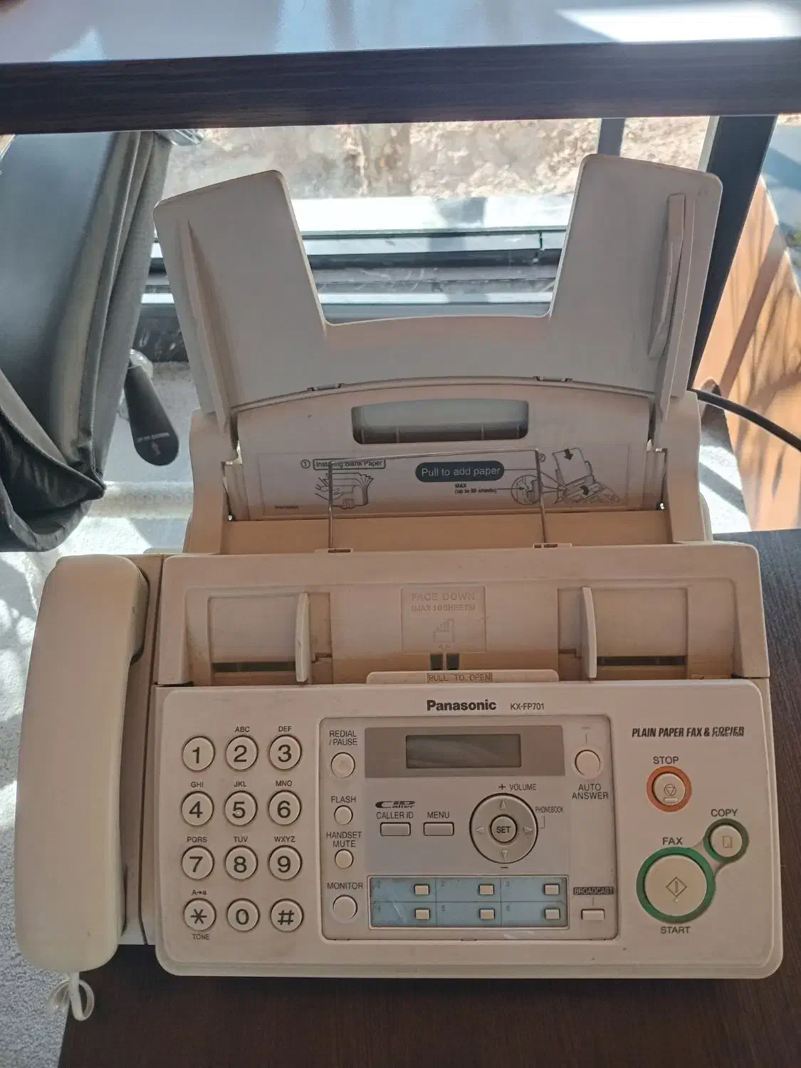 دستگاه فکس پاناسونیک  ۷۰۱/ در حد نو|پرینتر، اسکنر، کپی، فکس|اصفهان, نصرآباد|دیوار