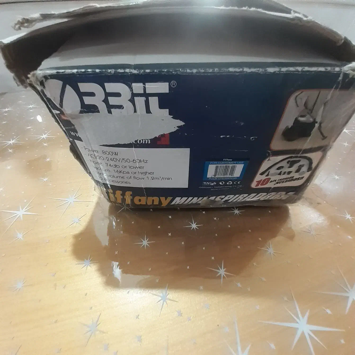 جاروبرقی ماشین مارک تیفانی Tiffanyباکارتن|قطعات یدکی و لوازم جانبی|ری, دیلمان|دیوار