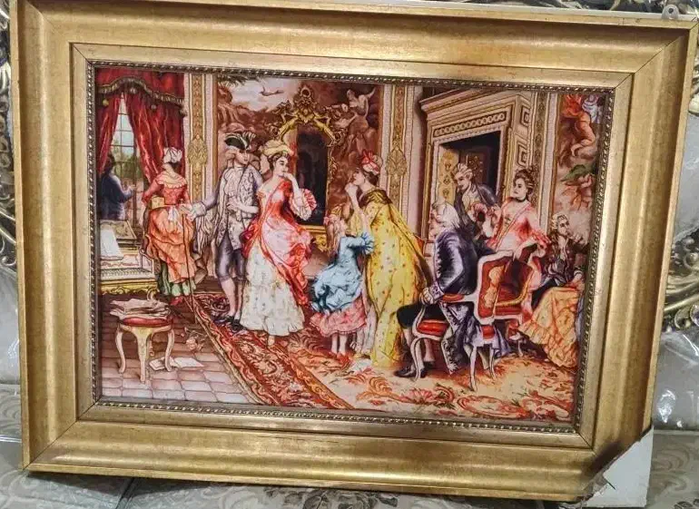 تابلو فرش فرانسوی|تابلو فرش|نورآباد, |دیوار