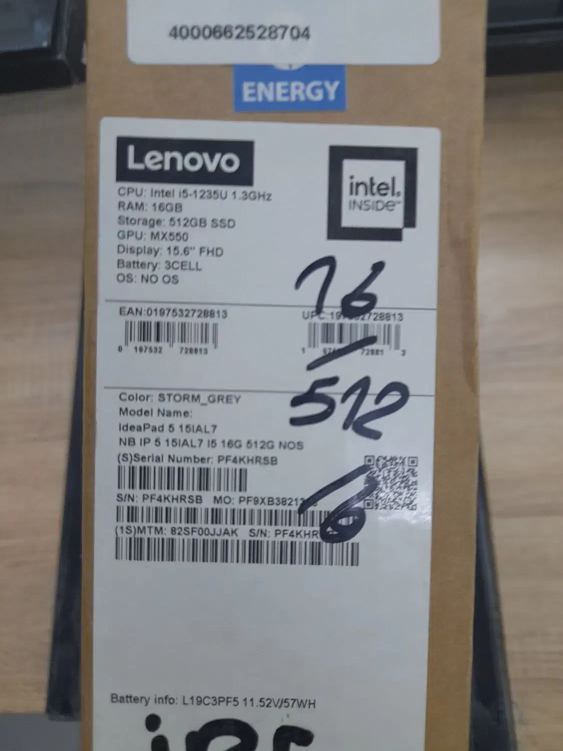 لپتاپ لنوو مدل Idaepad 5 رم ۱۶حافظه ۵۱۲گیگ درحد نو|رایانه همراه|مرودشت, ابوذر شمالی‎|دیوار