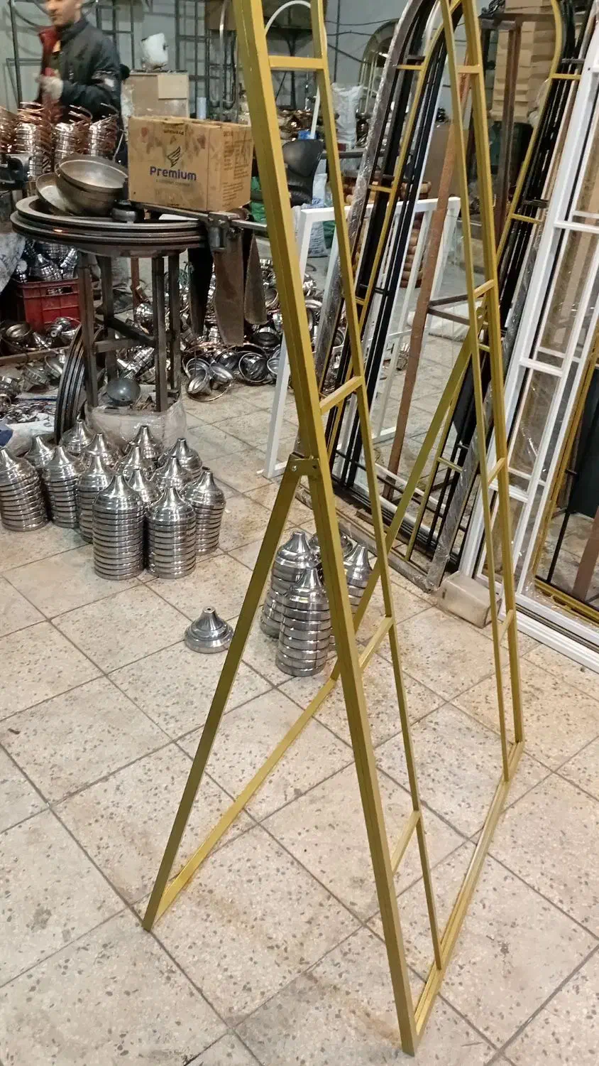 اینه قدی فلزی پروفیل دوبل|آینه|تهران, استخر|دیوار