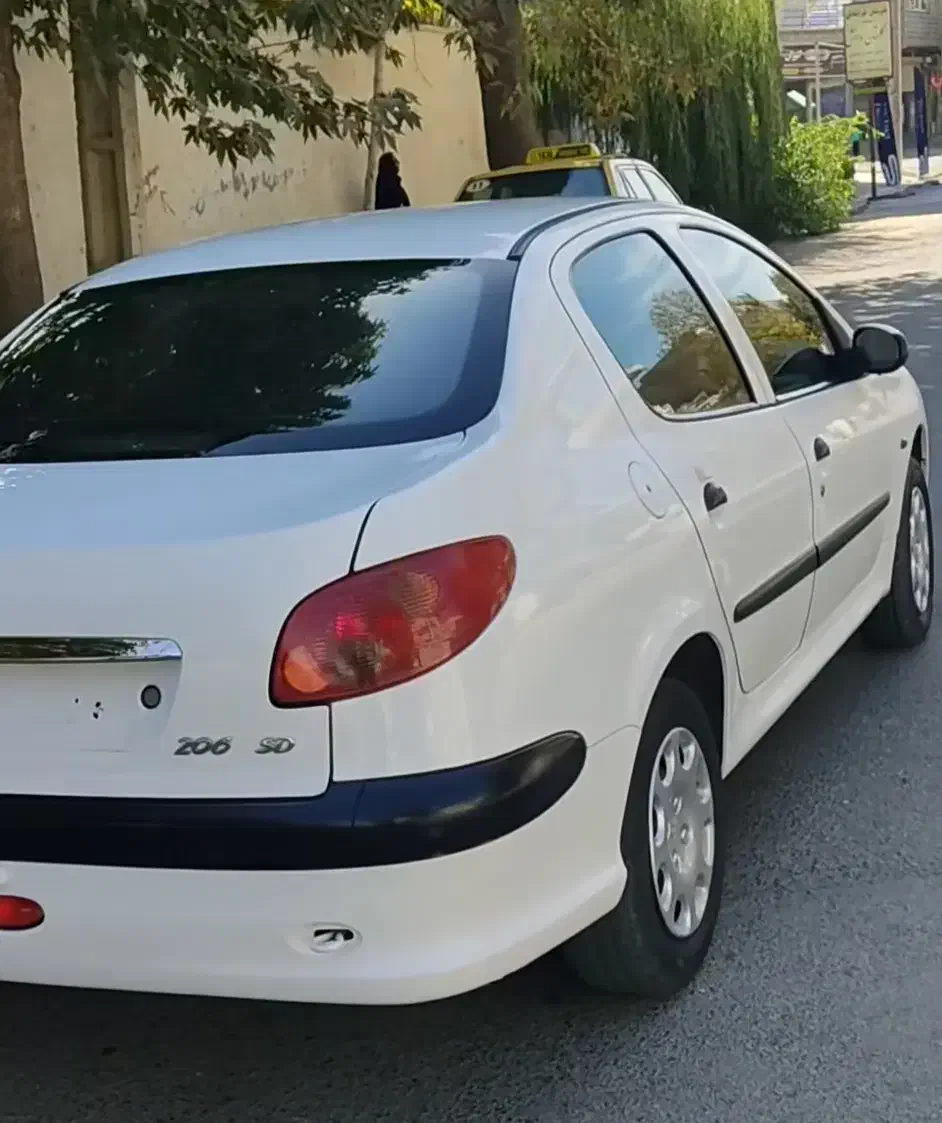 پژو 206جعبه دار v8مدل 1396|خودرو سواری و وانت|مهاباد (آذربایجان غربی), |دیوار