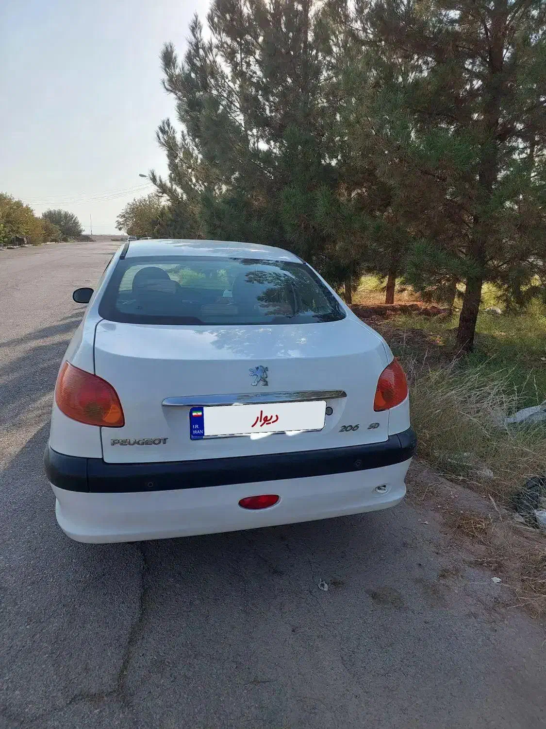 فروش پژو ۲۰۶ مدل ۹۳|خودرو سواری و وانت|انار, |دیوار