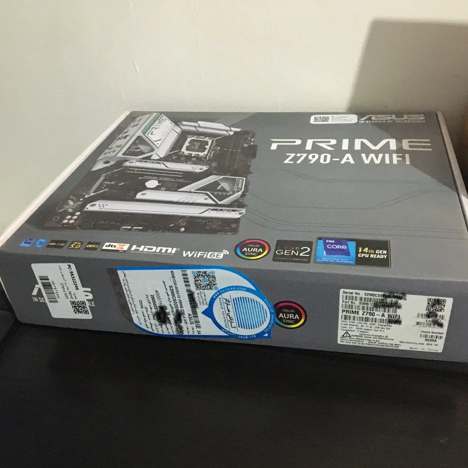 مادربرد ایسوس ASUS Prime Z790-A WiFi DDR5|قطعات و لوازم جانبی رایانه|تهران, خزانه|دیوار