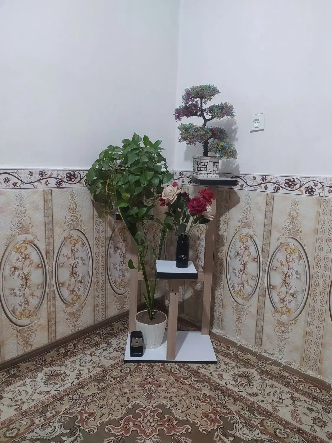 استند جای گلدون تزئینی|صنایع دستی و سایر لوازم تزئینی|کرمانشاه, |دیوار