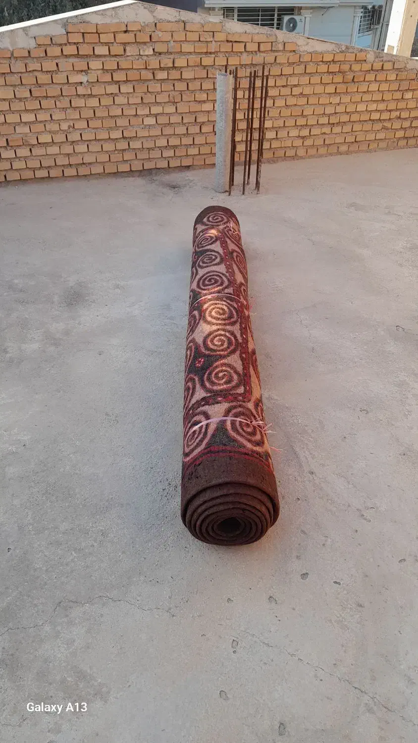 نمد قدیمی تمیز (کچه ترکمنی )|گلیم، جاجیم، گبه|گنبد کاووس, |دیوار