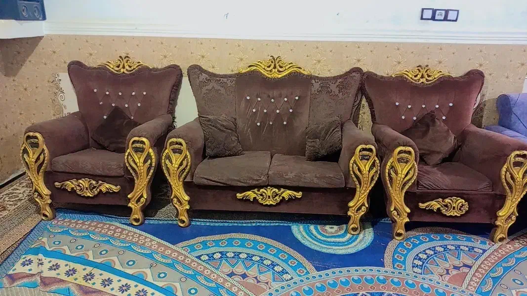 میز صندلی|مبلمان خانگی و میز عسلی|زاهدان, |دیوار