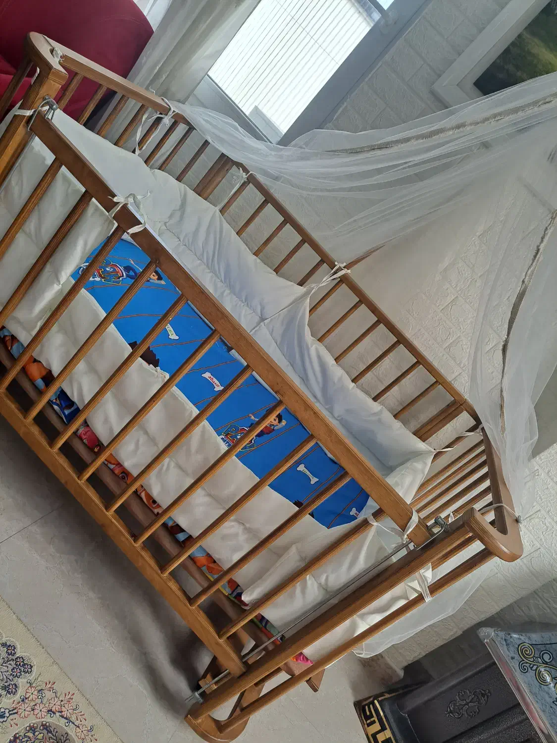 تخت کنار مادر|تخت و صندلی بچه|ایزدشهر, |دیوار