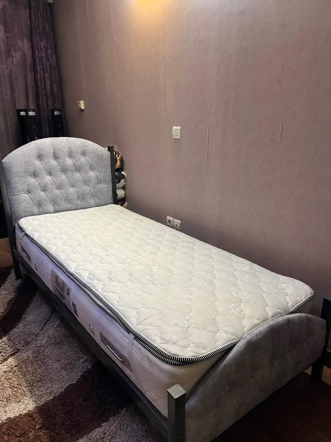 تخت و تشک تک نفره|تخت و سرویس خواب|اصفهان, باغ دریاچه|دیوار