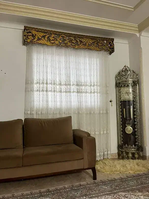 دو پرده و دو کتیبه|پرده، رانر، رومیزی|قائم‌شهر, |دیوار