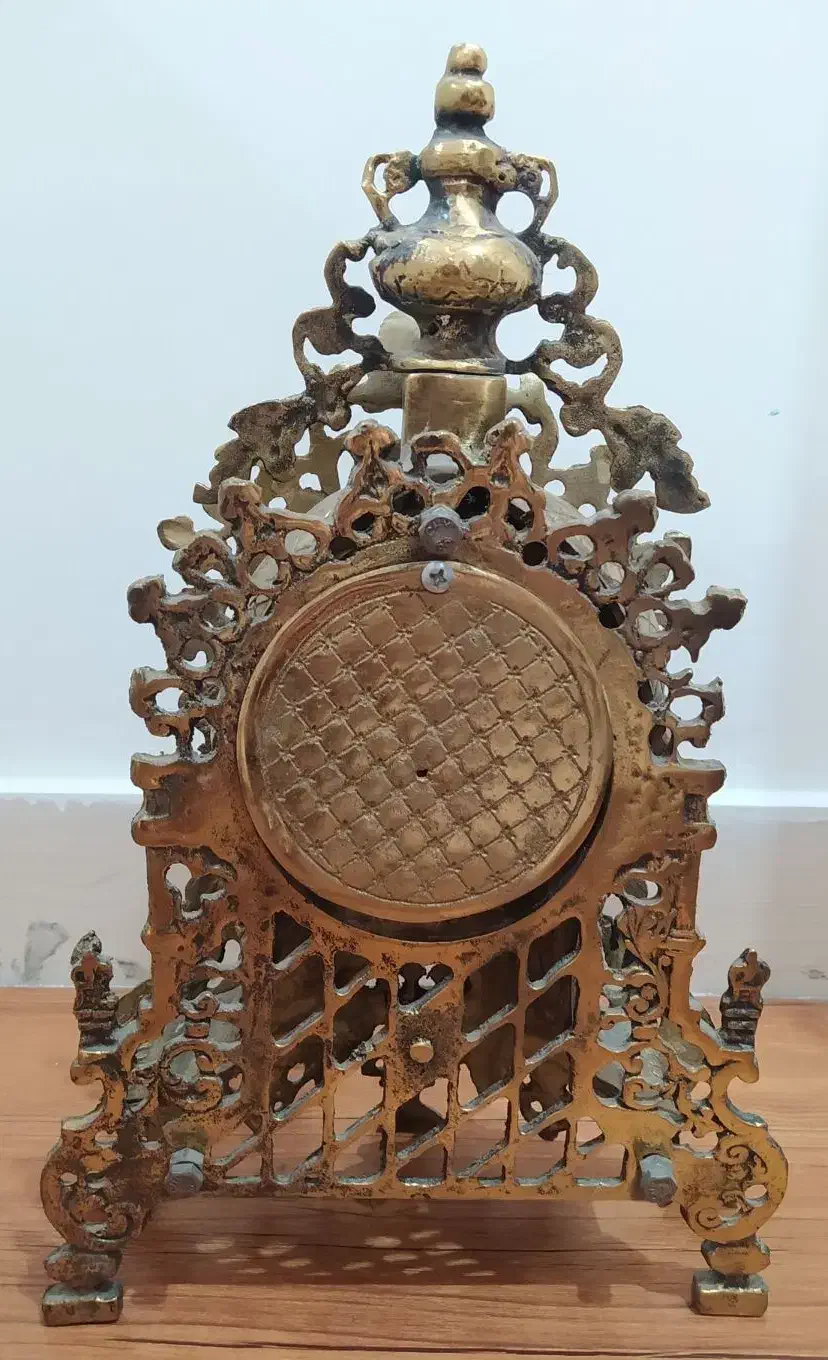 ساعت رومیزی آنتیک برنجی|ساعت دیواری و تزئینی|تهران, آشتیانی|دیوار