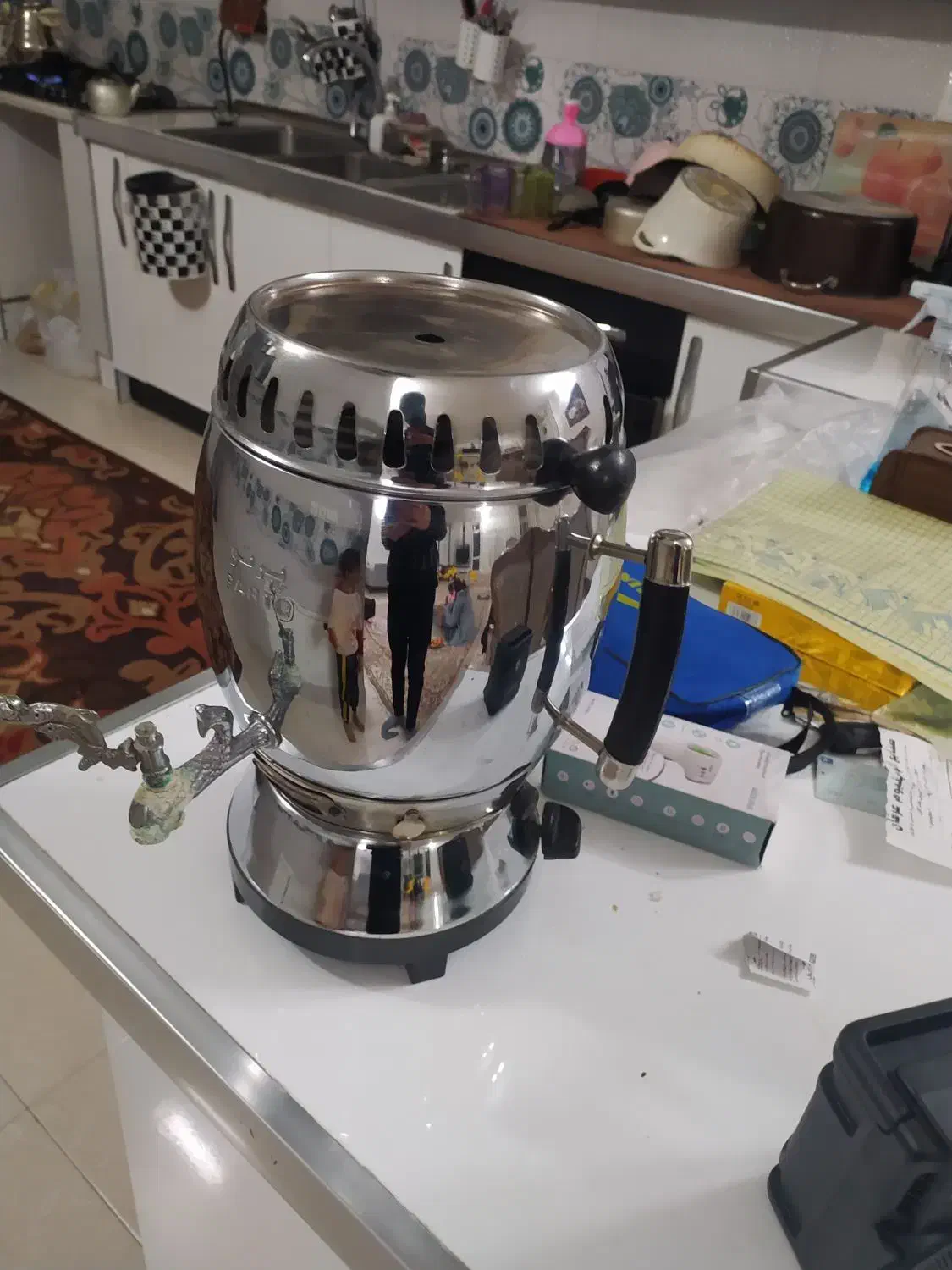 سماور گازی کاملا سالم|سماور، چایساز، قهوهساز|خمینیشهر, |دیوار