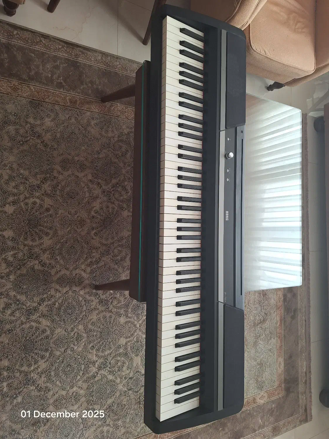 پیانو کرگ KORG مدل sp170dx|پیانو، کیبورد، آکاردئون|قزوین, |دیوار
