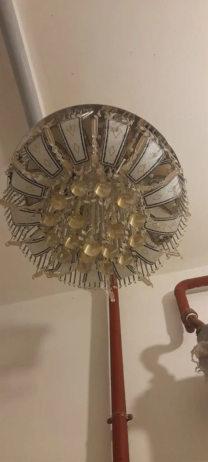 لوستر  کریستالی ۵۰|لوستر و چراغ آویز|رشت, سلیمانداراب|دیوار