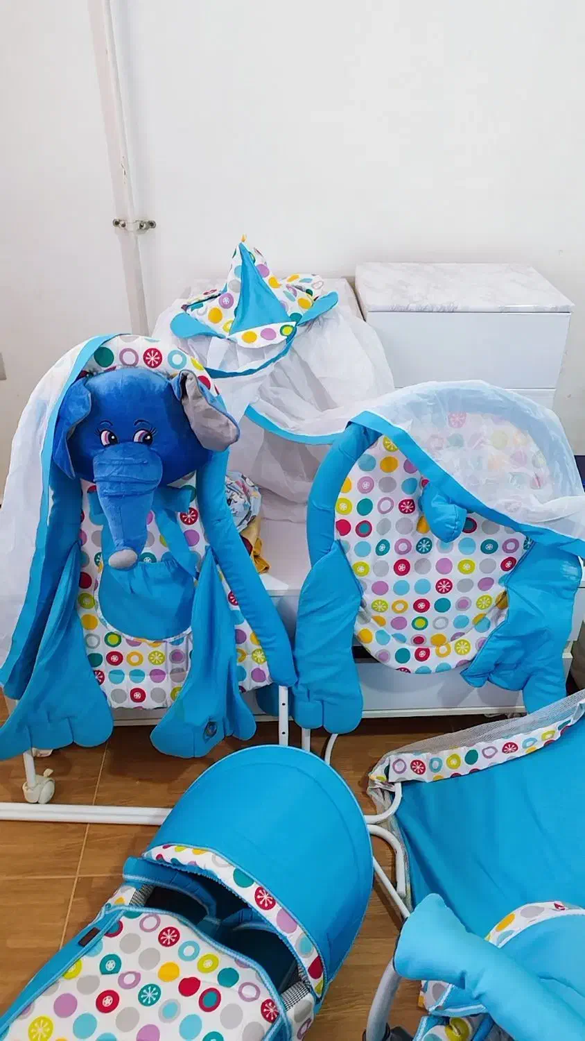 ست کالسکه کیسه خواب ،کریر،ساک و گهواره کودک|کالسکه و لوازم جانبی|هندیجان, |دیوار