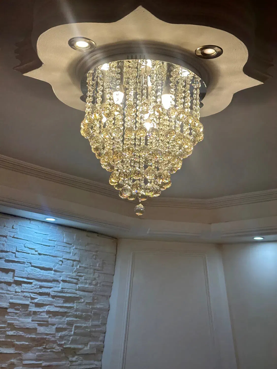 لوستر کریستال|لوستر و چراغ آویز|تهران, شهران جنوبی|دیوار