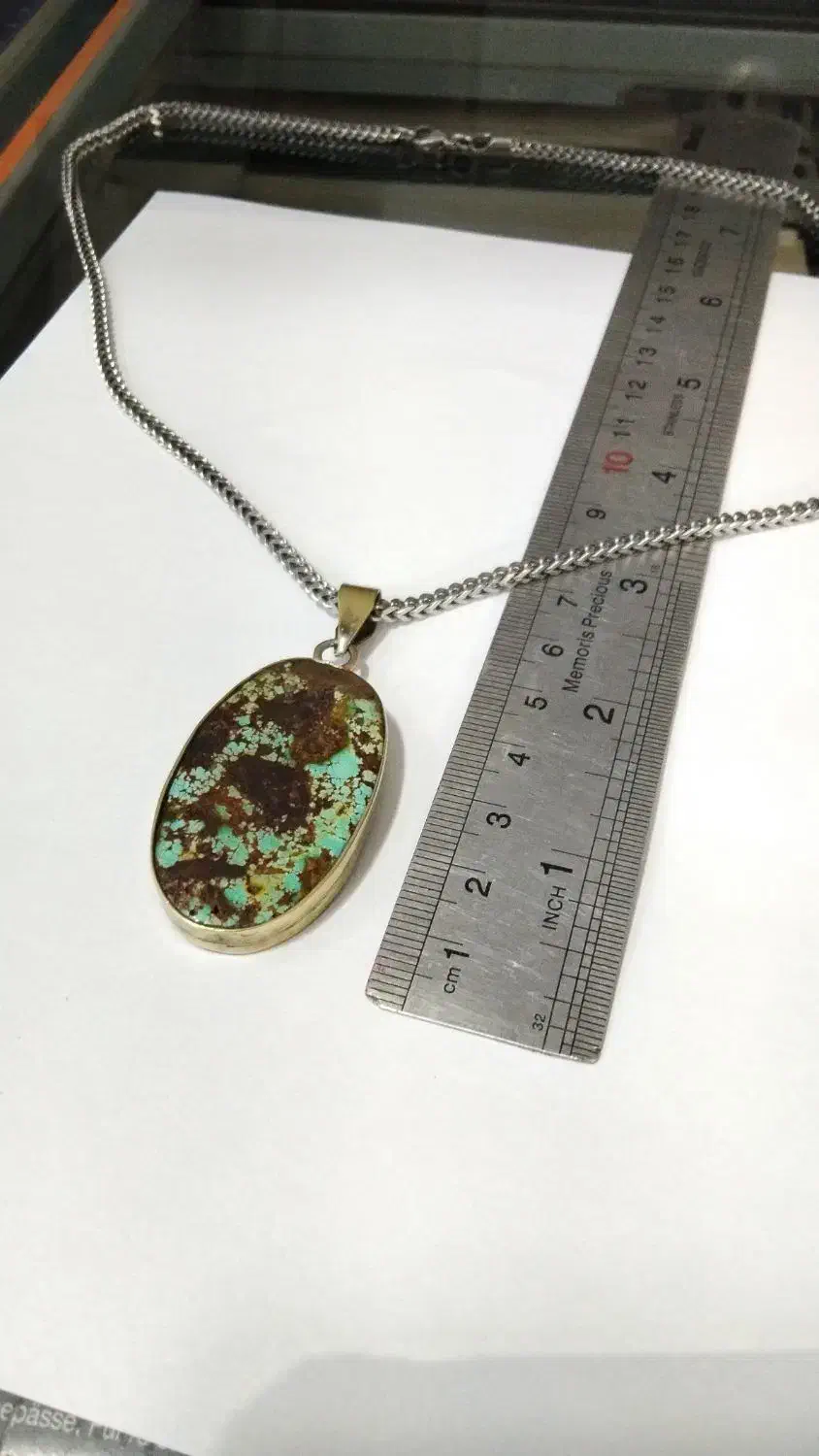 پلاک گردنبند فیروز|جواهرات|مشهد, نظام دوست|دیوار