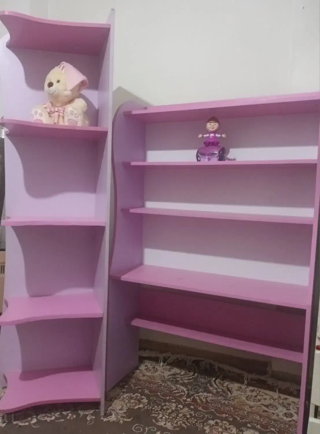 قفسه و میز تحریر کودک|کتابخانه، شلف، قفسه‌های دیواری|چناران, |دیوار