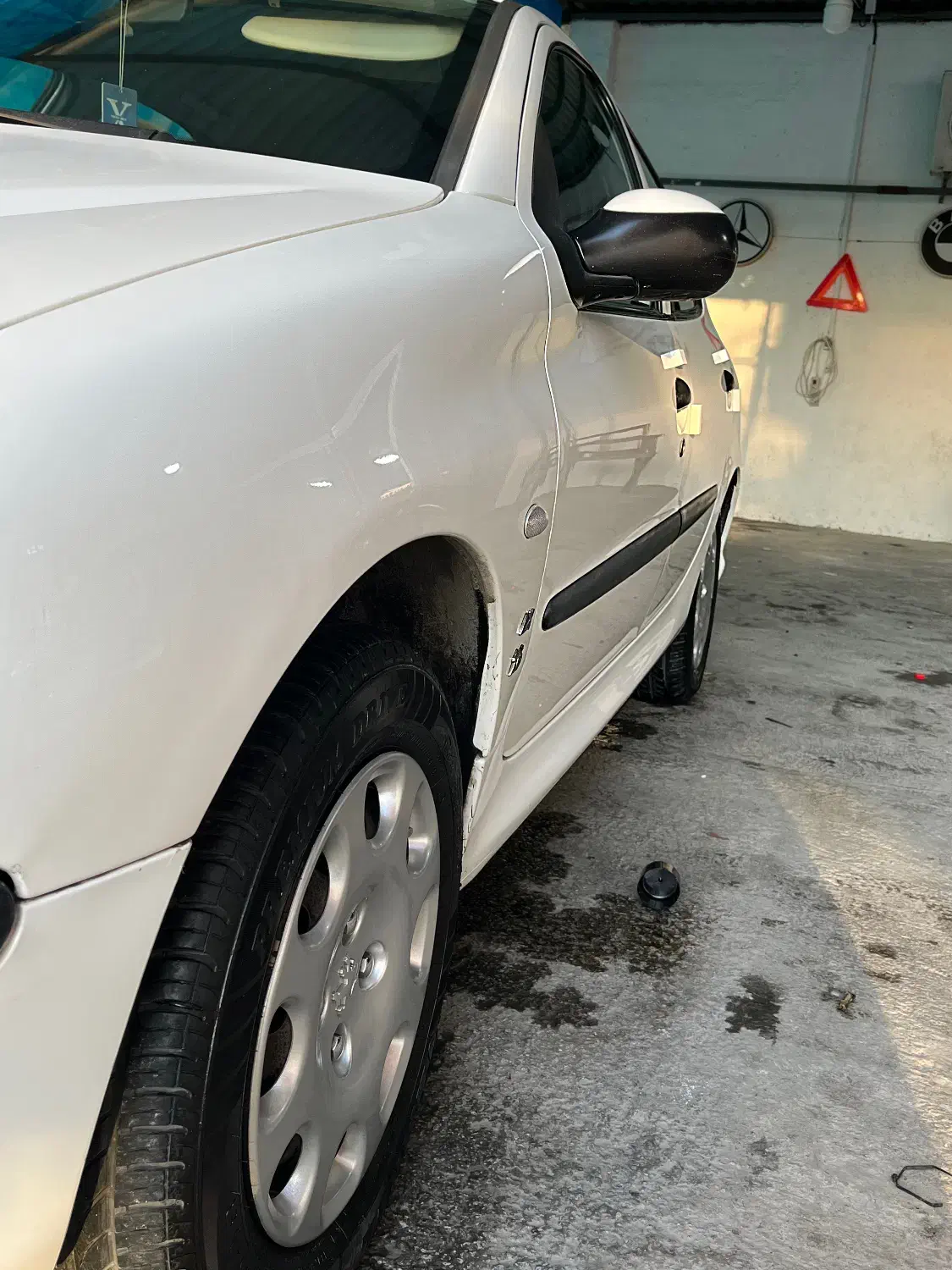 ۲۰۶ تیپ ۵ مدل ۹۶ سفید|خودرو سواری و وانت|جویبار, |دیوار