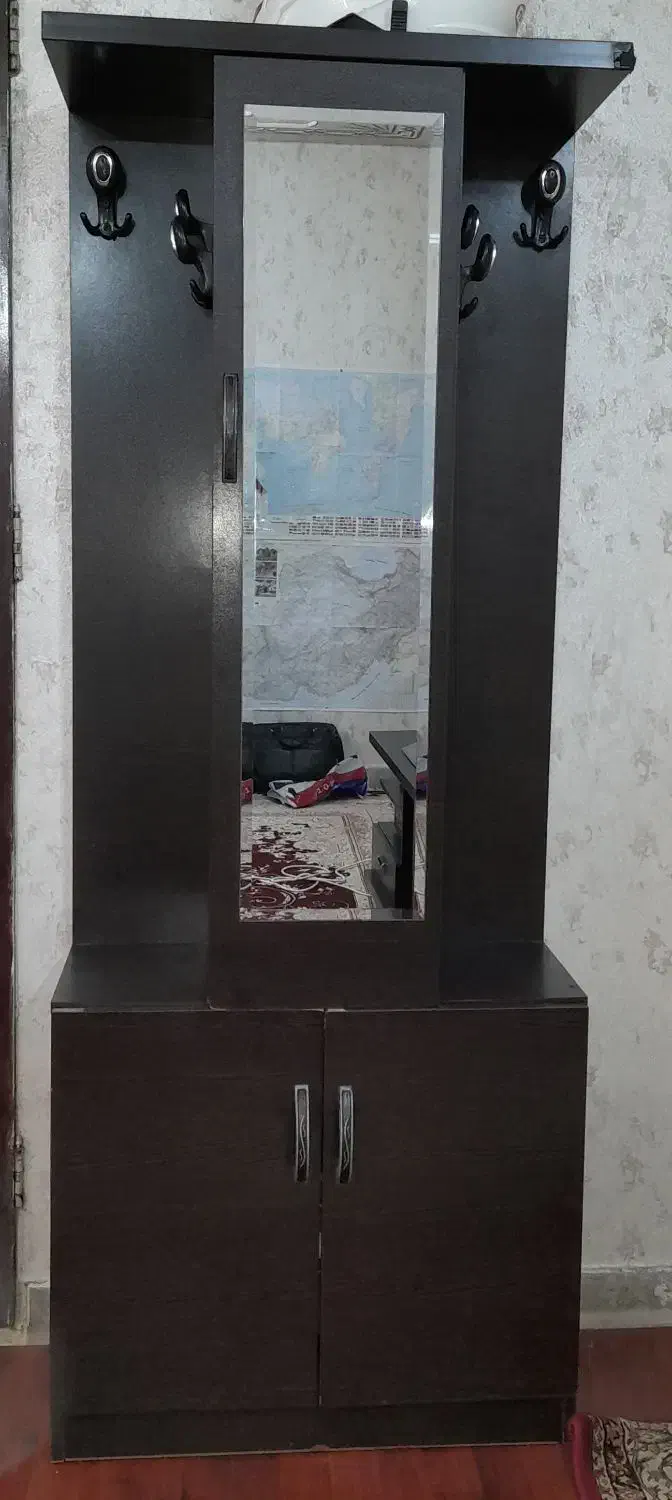 جاکفشی آینه دار|جاکفشی، کمد، دراور|تهران, خزانه|دیوار
