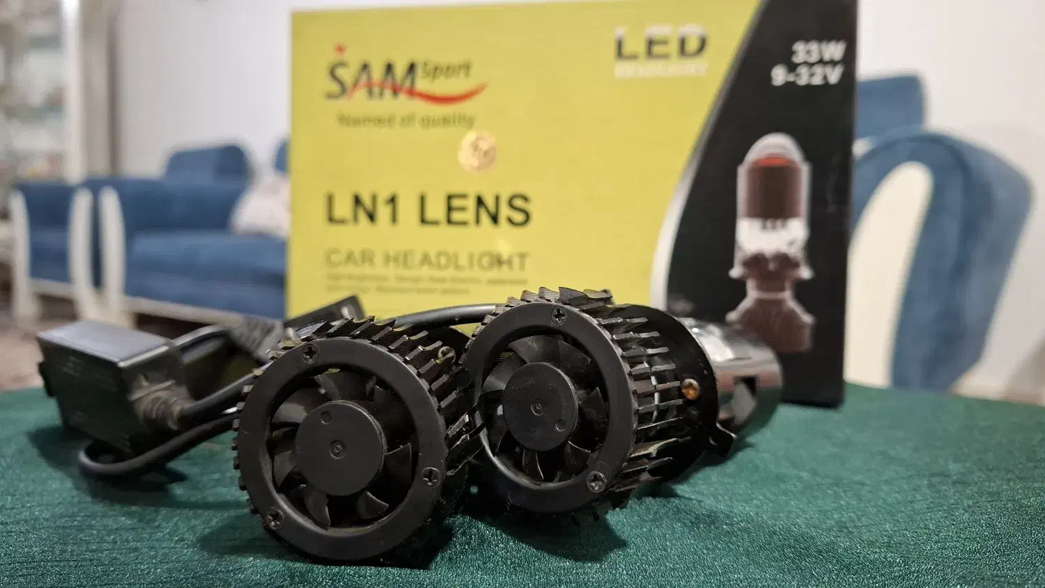 هدلایت سام مدل LN1 لنزدار پایه چراغ H4|قطعات یدکی و لوازم جانبی|املش, |دیوار