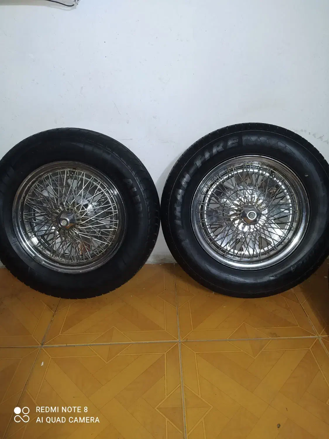 4عدد رینگ لاستیک کالسکه ای درحد لاستیک 90درصد|قطعات یدکی و لوازم جانبی|اراک, |دیوار