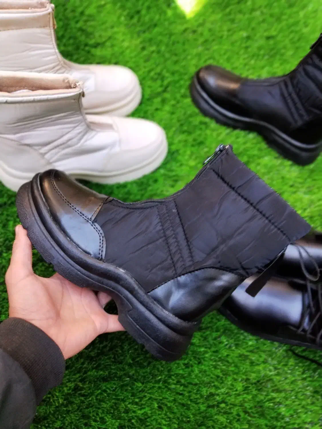 نیم بوت اسدآبادی بین انوشیروان 6 و 7 کفش لر|کیف، کفش، کمربند|خرمآباد, |دیوار