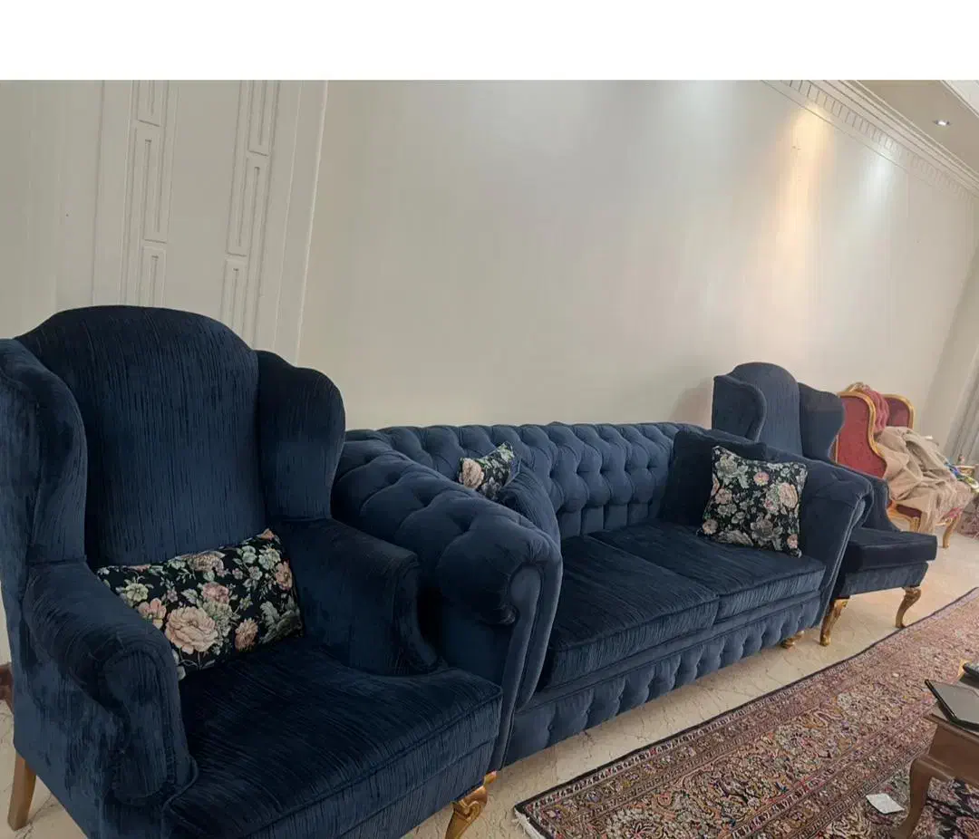 مبلمان چستر با پارچه ترک|مبلمان خانگی و میز عسلی|تهران, فردوس|دیوار