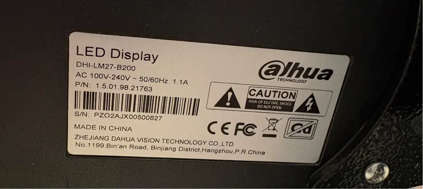 مانیتور ۲۷ اینچ داهوا|قطعات و لوازم جانبی رایانه|اصفهان, بهارستان|دیوار