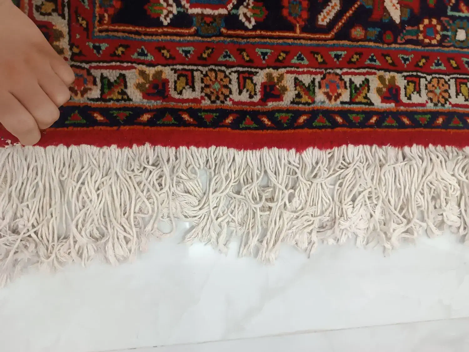 فرش پشمی دستباف|فرش|قم, شهرک فاطمیه|دیوار