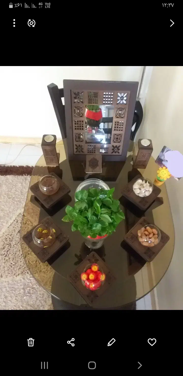 هفت سین چوبی|صنایع دستی و سایر لوازم تزئینی|تهران, آهنگران (سراسیاب دولاب)|دیوار