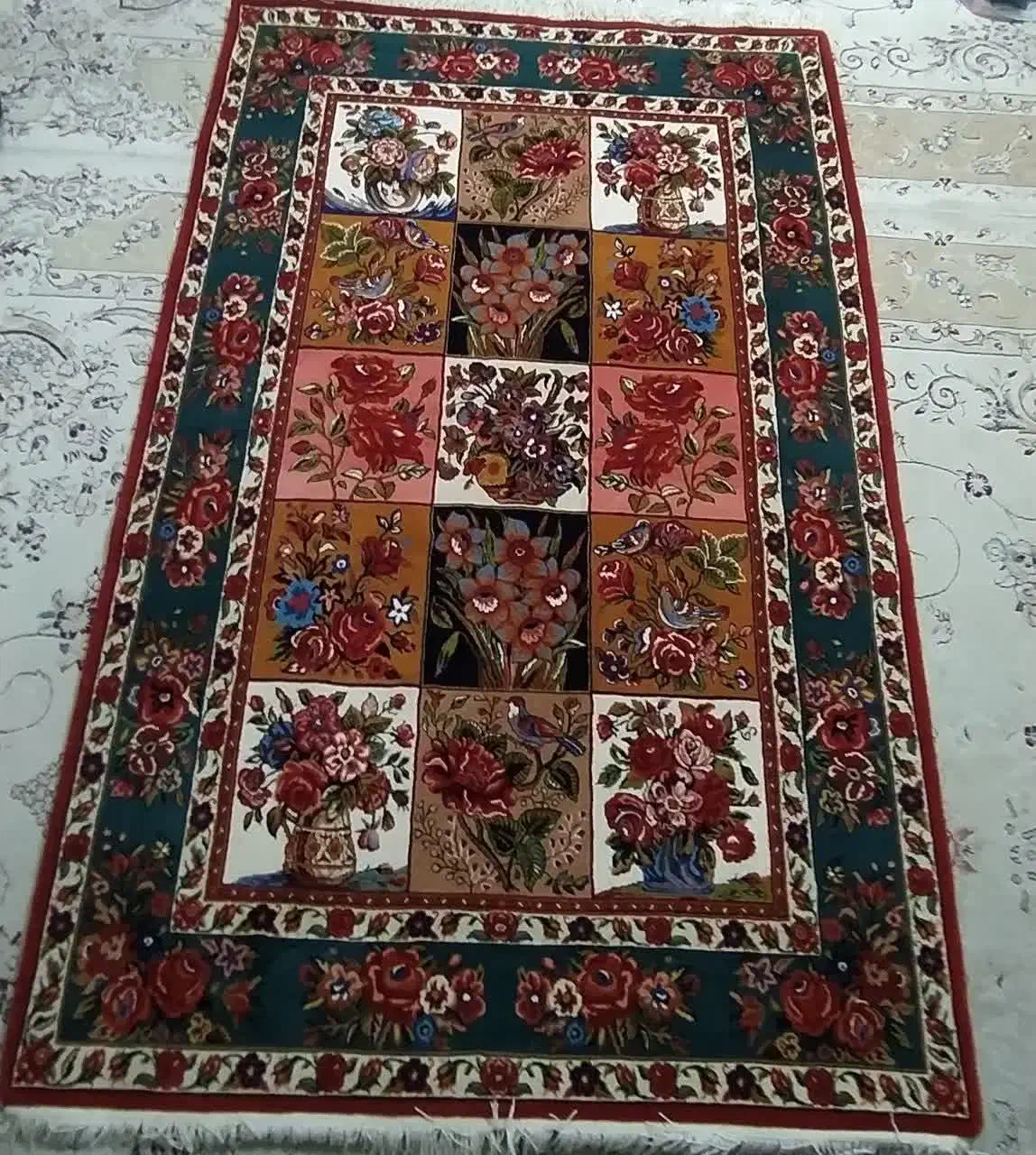 قالی دست بافت|فرش|شهرکرد, |دیوار