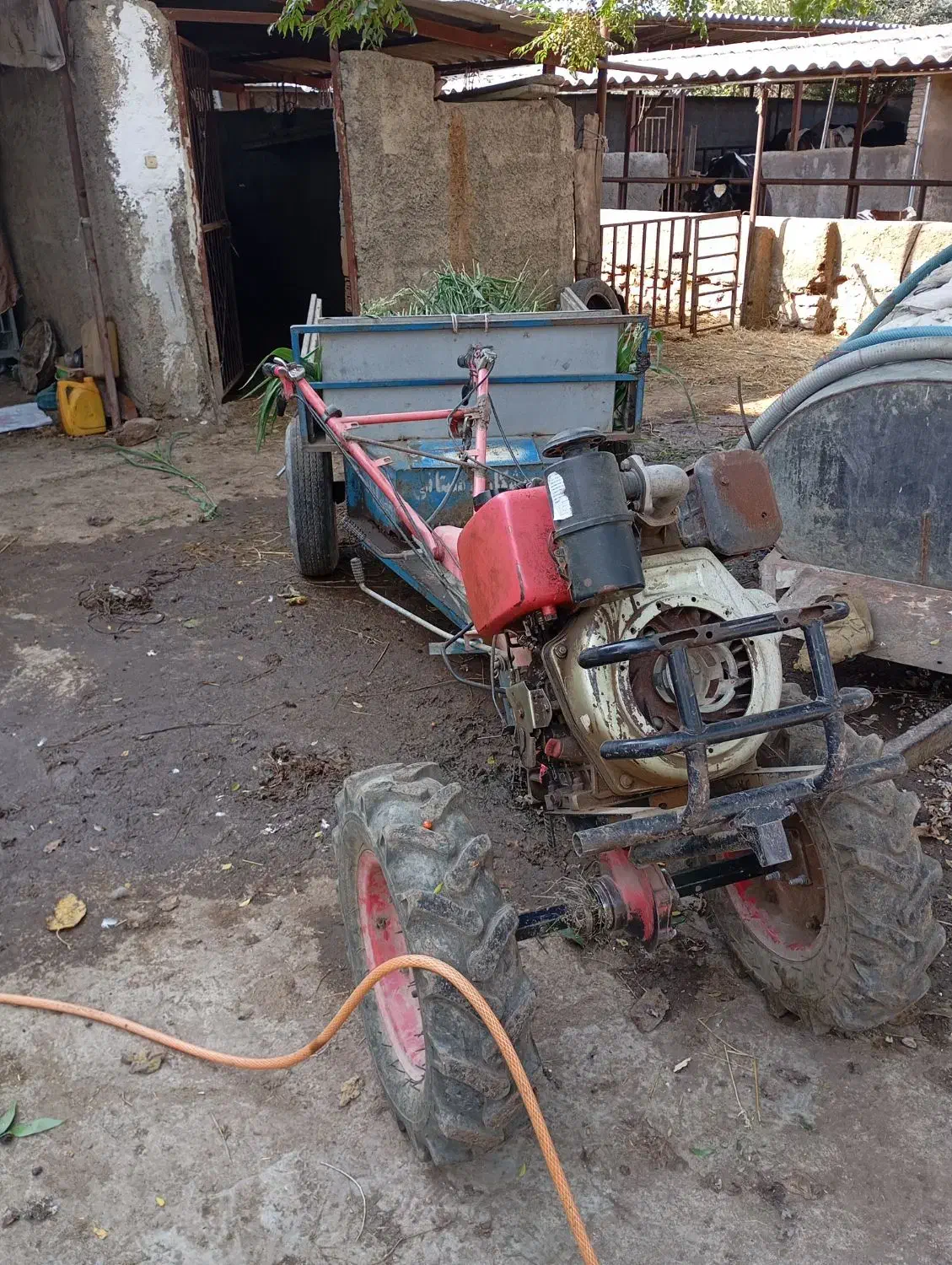 شخم زدن و کاشت زمین کشاورزی باغی با تیلر|خدمات باغبانی و درختکاری|گرگان, |دیوار