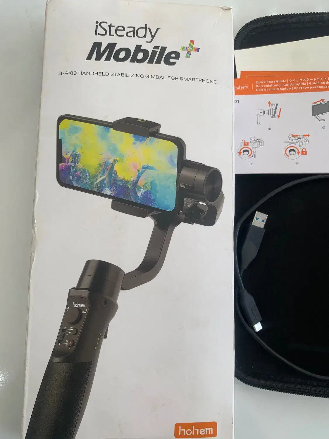 گیمبال حرفه‌ای Hohem iSteady Mobile+ (نو و آکبند)|لوازم جانبی موبایل و تبلت|مشهد, ملک‌آباد|دیوار