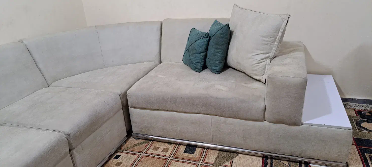 مبل ال هفت نفره تمیز درحدنو|مبلمان خانگی و میز عسلی|شوش, |دیوار