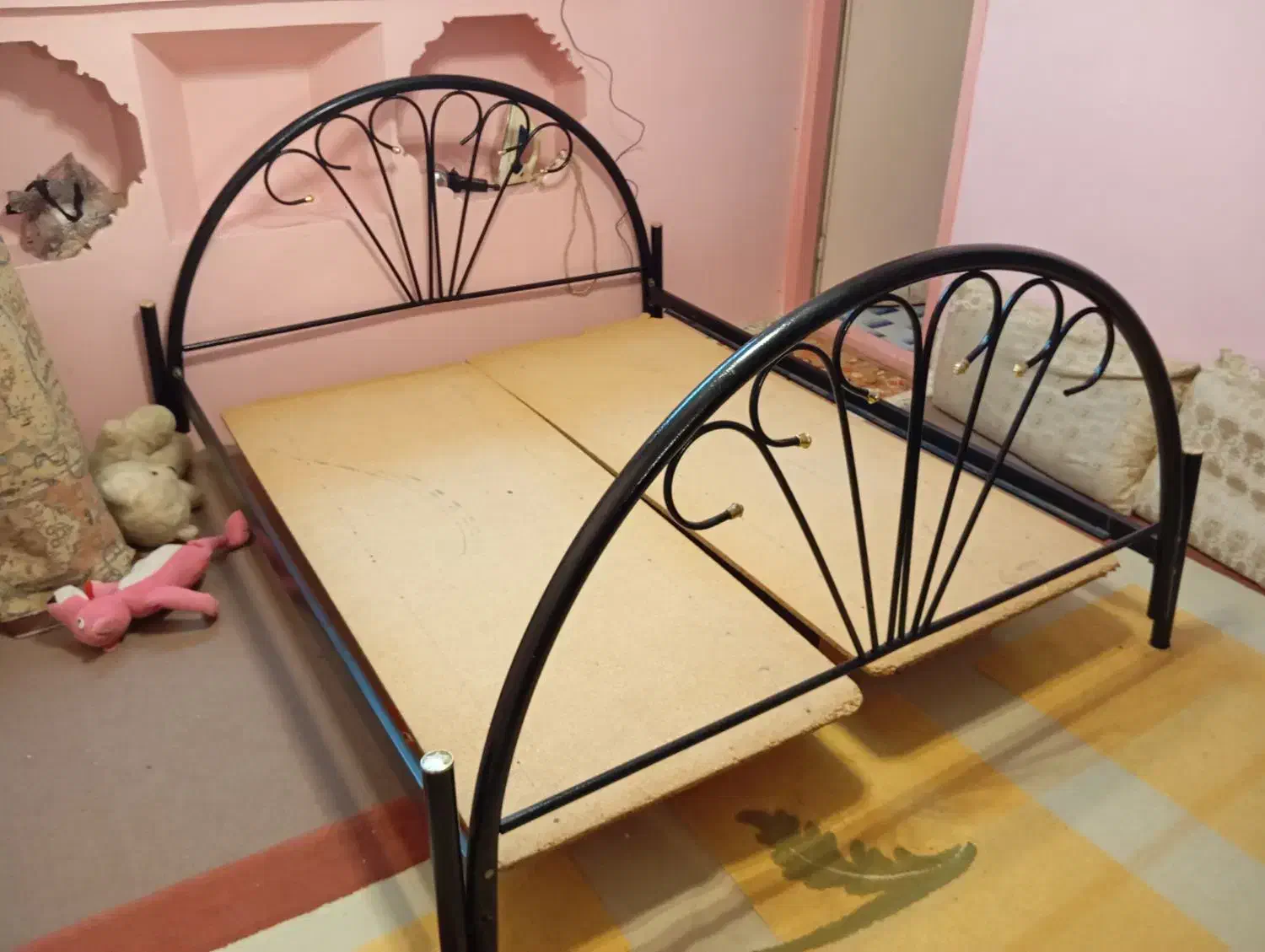 تخت۲نفره(بدون تشک)|تشک تختخواب|قزوین, |دیوار