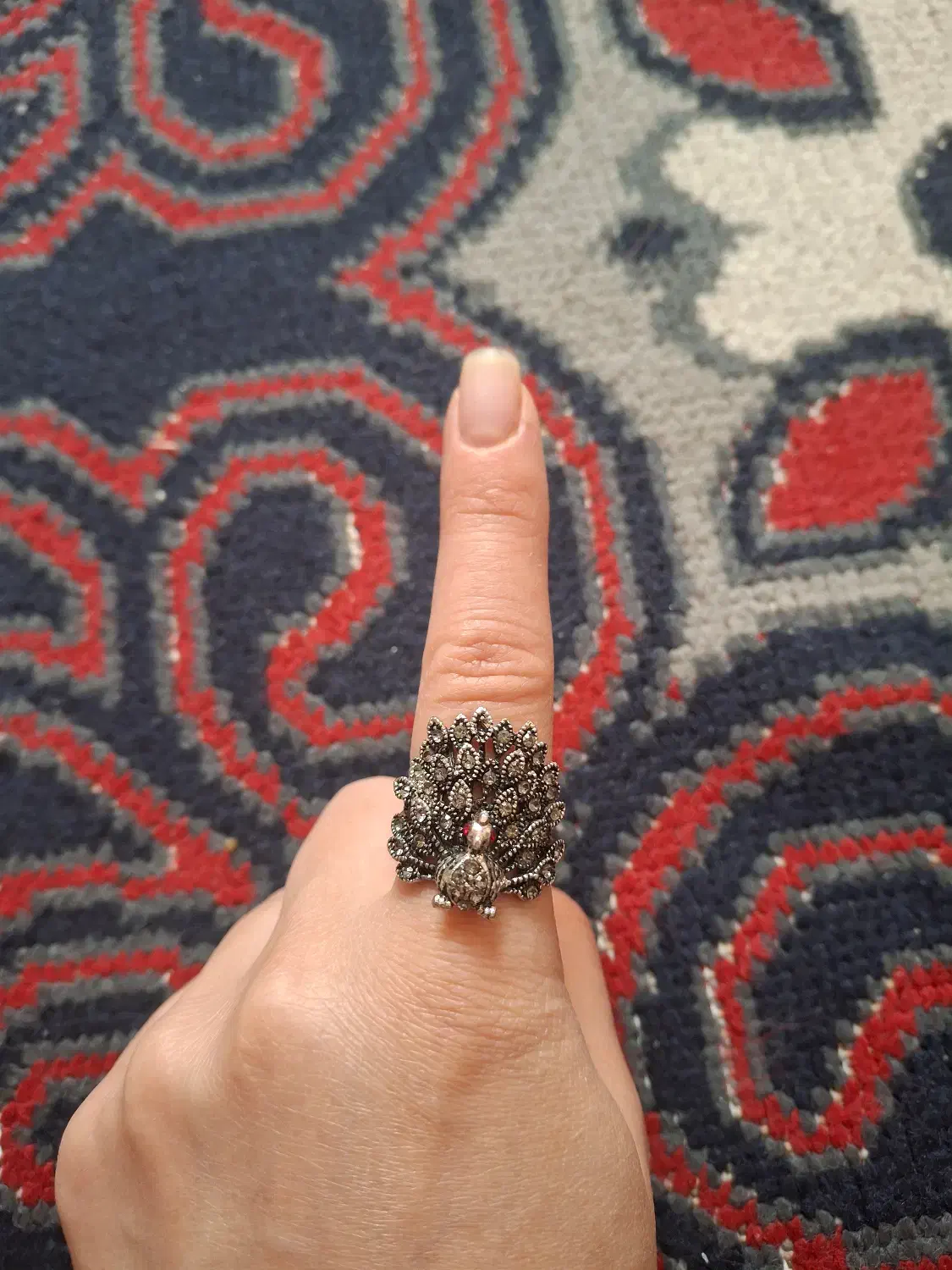 انگشتر طاووسی استیل|بدلیجات|اصفهان, سپاهانشهر|دیوار